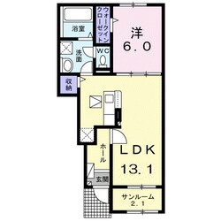 シャインビューⅢの物件間取画像